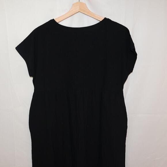 Dress Simple Cotton blend Short Sleeve Women Size XL No Brand Name - Picture 11 of 16